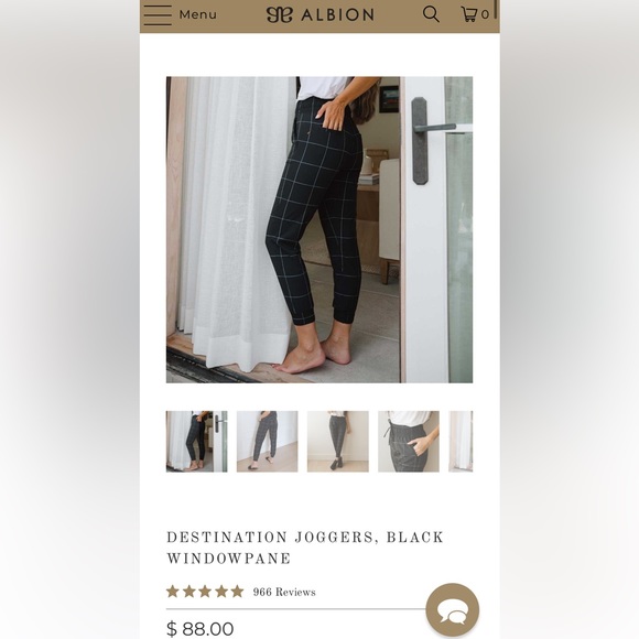 NWOT Albion jetsetter joggers - Picture 2 of 5